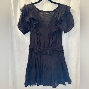 Isabel Marant Etoile Black Mini detailed Dress